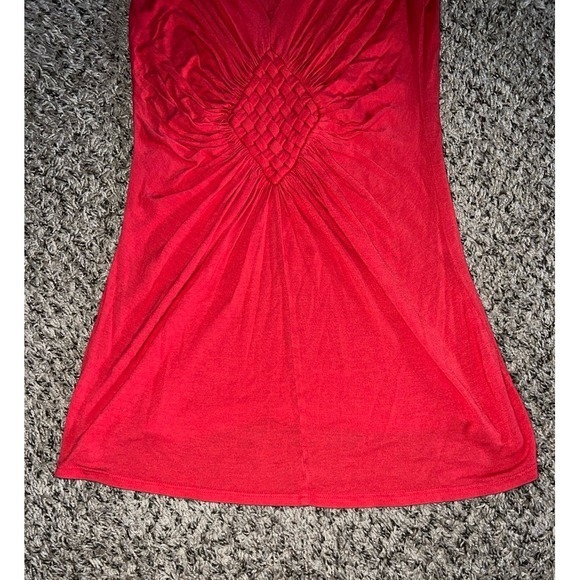 Rosebud women's red v neck sleeveless top size large - Picture 5 of 7